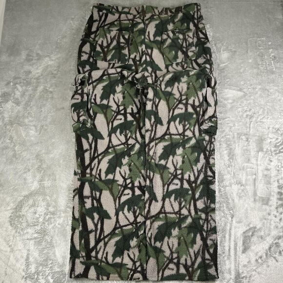 Vintage 90’s Himalayan Camo Hunting Polarfleece Deep Pile Cargo Pants Size XL - Picture 2 of 8